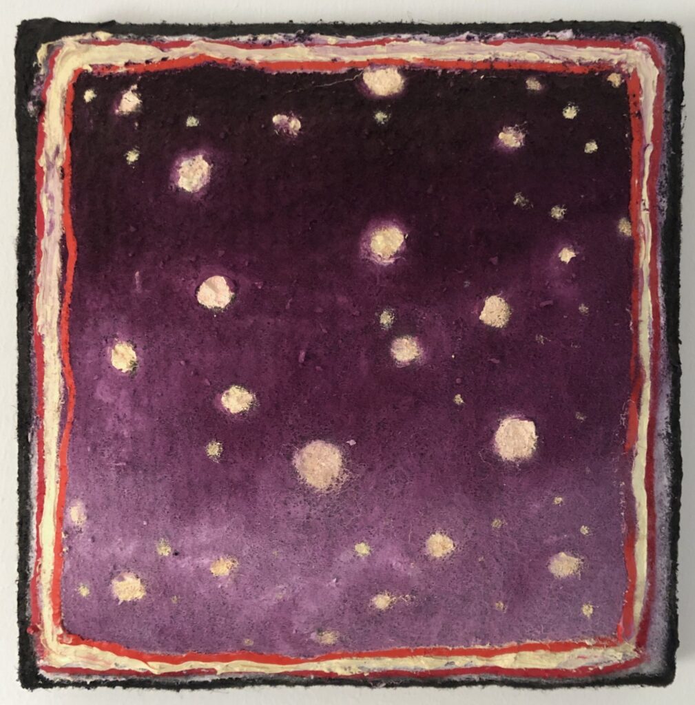 Edie Monetti, Twisted Stars VIII, lila