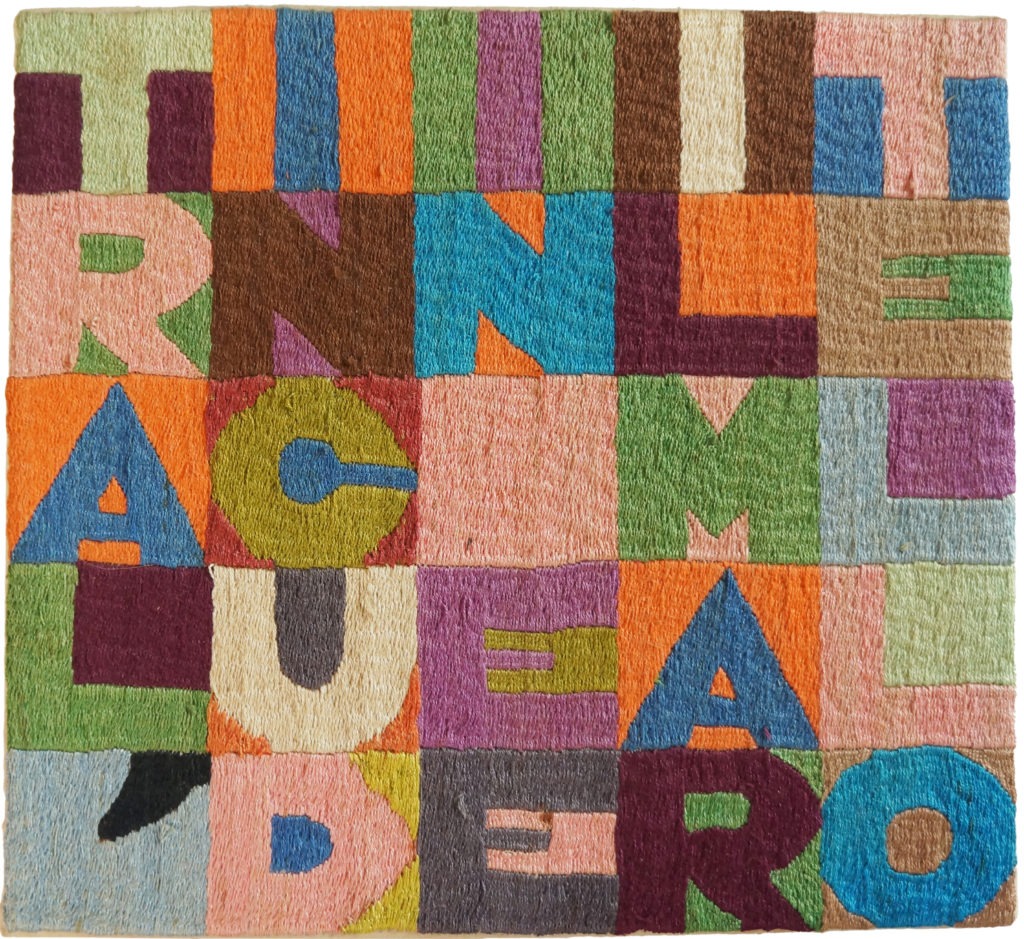 Alighiero Boetti, Tra l‘ incudine e il martello
