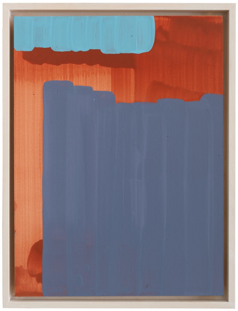 Rolf Poellet; o.T., 2021 (40 x 30 cm – lila)