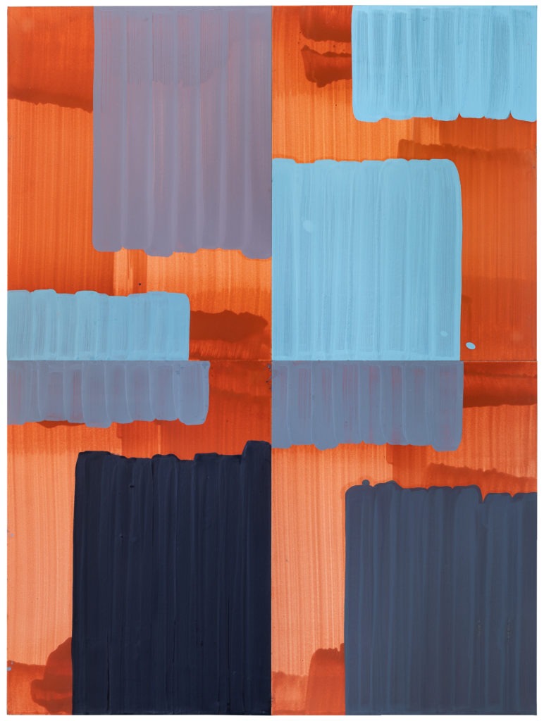 Rolf Poellet; o.T., 2021 Öl auf Karton 80 x 60 cm