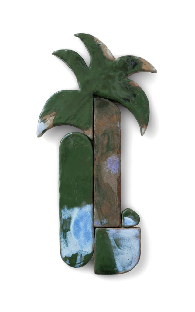 meltemi art – Palm (hellblau/oliv/braun))